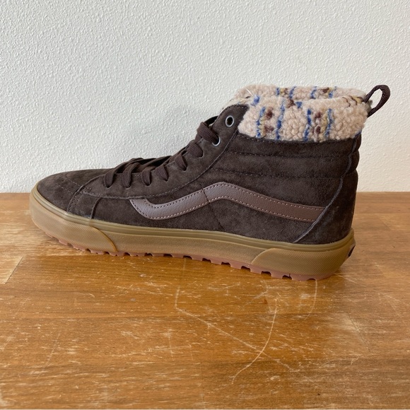 Vans SK8-Hi MTE-1 Brown Gum Sherpa - Size 11.5 - Picture 9 of 13